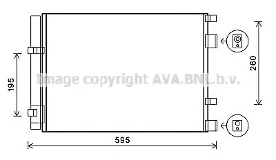 AVA QUALITY COOLING hy5268d -  Конденсатор, кондиционер